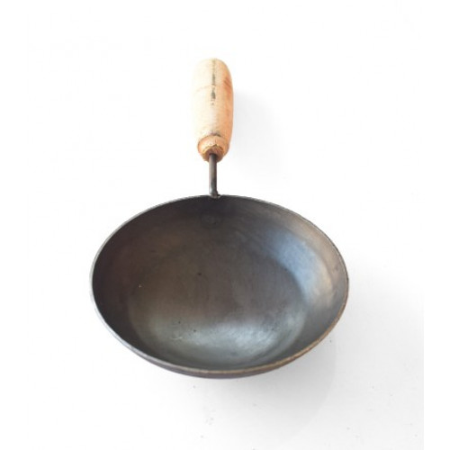 Iron Pan Tadka Pan, Stir Fry Pan, Frying Pan 0.25 L capacity 14 cm